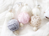 Crystal Yarn Balls Hanging