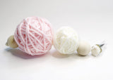 Crystal Yarn Balls Hanging