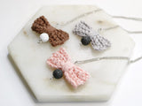 Mini Kawaii Crochet Bow
