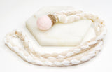 Handknitted Fabric Macramé PomPom