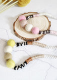 Creative Wrapped Pompom Macramé