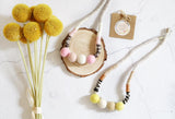 Creative Wrapped Pompom Macramé