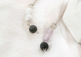 Simple Silver Frosted Gems