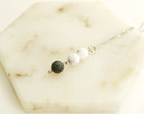 Simple Silver Frosted Gems