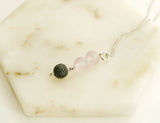 Simple Silver Frosted Gems