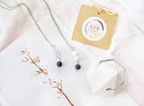 Simple Silver Frosted Gems