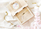 Elegant Raw Quartz Gold Hexagon
