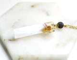 Clear Quartz Bar Citrine Amethyst