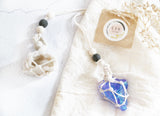 Simple Macramé Raw Agate Crystal