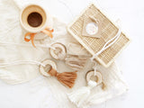 Raw Round Wood with Tassel