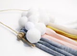 Soft PomPom Rainbow Cloud