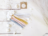 Soft PomPom Rainbow Cloud