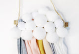 Soft PomPom Rainbow Cloud
