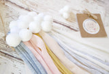 Soft PomPom Rainbow Cloud