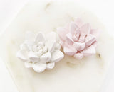 Flower Pom Pom in Heart Tin