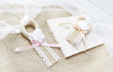 Wood Ring Lace Flower