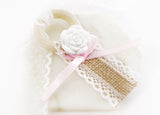 Wood Ring Lace Flower