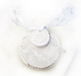 Minimal Marble Round Tag
