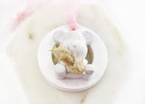 Floral Bear On Circle