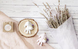 Hello Car Bear Floral Basket