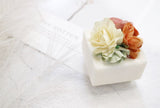 Elegant Paper Flower Table Cube