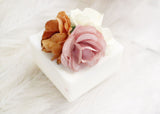Elegant Paper Flower Table Cube
