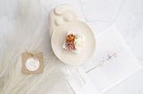 Elegant Paper Flower Table Cube