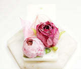 Miniature Fabric Rose Tea Buds
