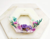 Versatile Floral Hexagon & Circle