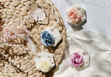 Gold Flake Silk Flower