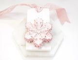 Chic Pink Snowflake
