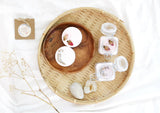 Small Simple Dried Rose Lavender Round & Jar