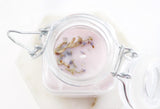 Small Simple Dried Rose Lavender Round & Jar