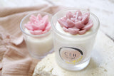 Small Simple Flower Glass Jar