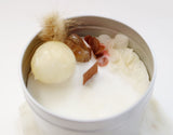 Elegant Crystals Rabbit Tail Tin