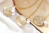 Golden Wood Plate Crystal Wax