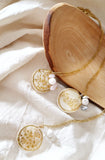 Golden Wood Plate Crystal Wax