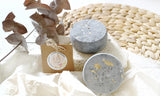 Zen Charcoal Gold Flake Round Bath Bomb