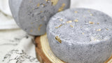 Zen Charcoal Gold Flake Round Bath Bomb
