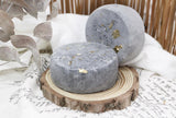 Zen Charcoal Gold Flake Round Bath Bomb