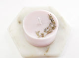 Small Simple Dried Rose Lavender Round & Jar