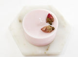 Small Simple Dried Rose Lavender Round & Jar