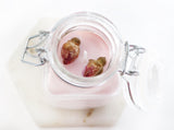 Small Simple Dried Rose Lavender Round & Jar