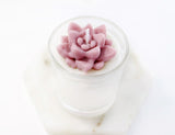 Small Simple Flower Glass Jar