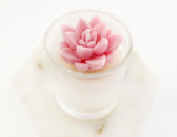 Small Simple Flower Glass Jar