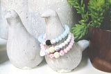 Mini Jade Bracelet Ceramic Floral Three Colour