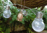 Gold Silver Bird Cage Glass Ball