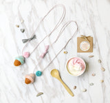 Felted wool Cotton Icecream