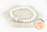 Mini Jade Bracelet Ceramic Floral Three Colour