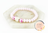 Mini Jade Bracelet Ceramic Floral Three Colour